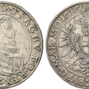 REPUBBLICA CECA - Matthias II, 1612-1619 - Doppio Tallero 1616, Praga.