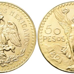 50 Pesos Messico Oro